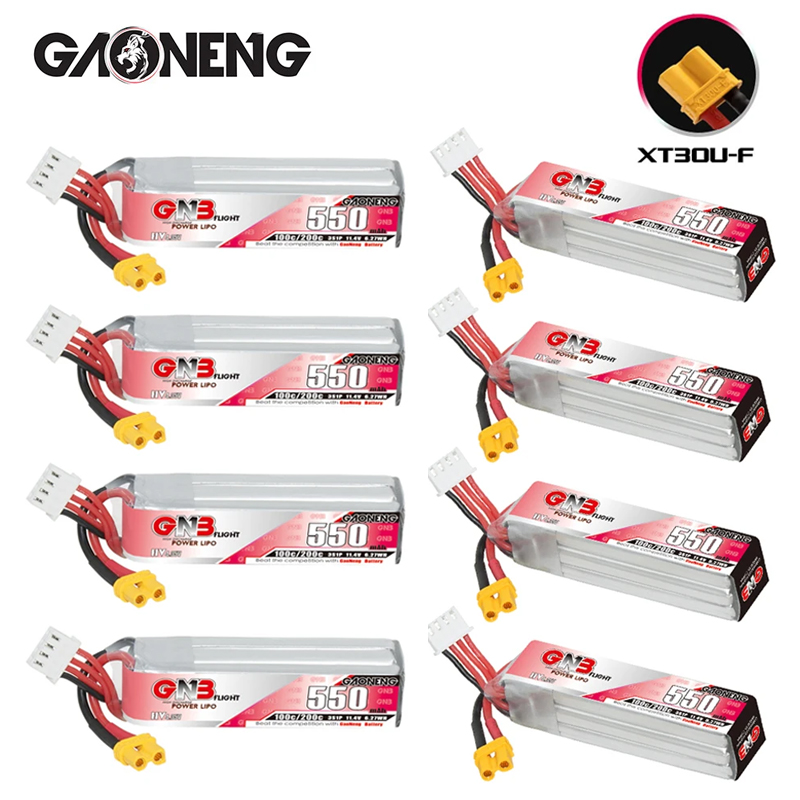 Nano Quad Fpv - GNB HV 11.4V 550mAh 100C/200C Lipo