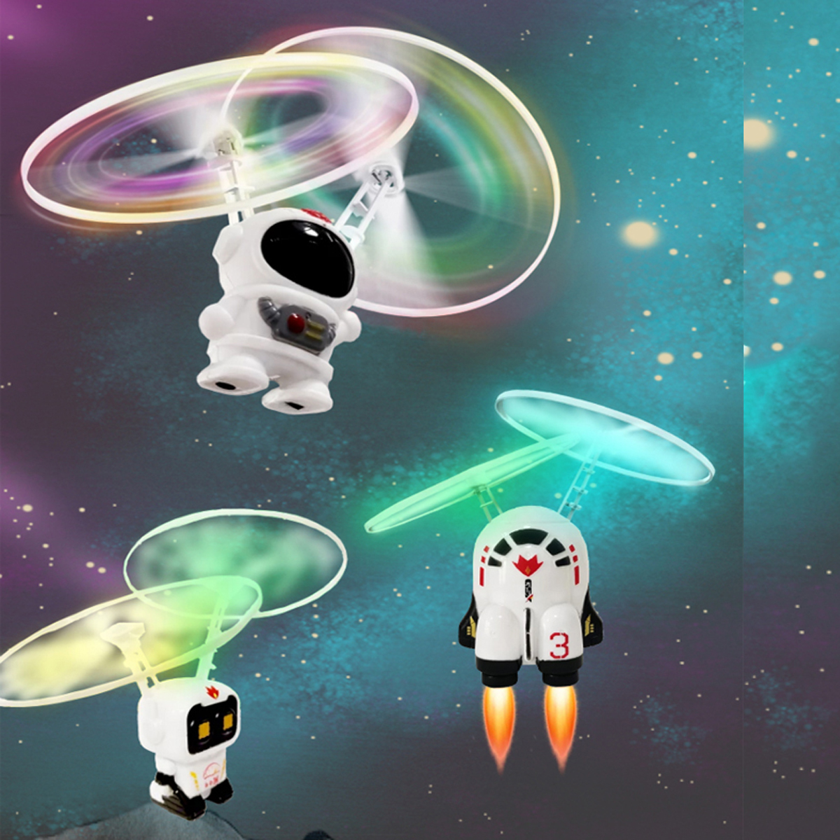 Drone Without Rc - Mini Astronaut Drone Cartoon Spaceman Flying