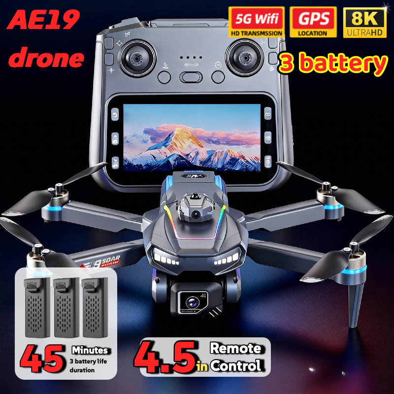 Drone Ls Rc - AE19 GPS Drone 4.3