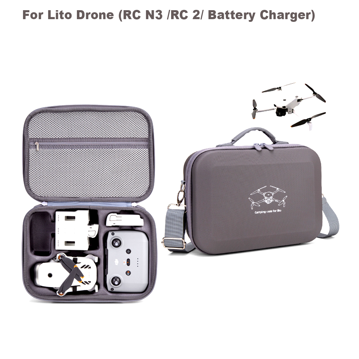Drone Ls Rc - Large capacity case for DJI lito