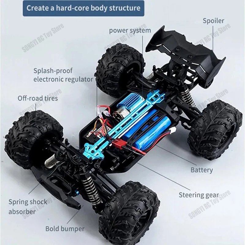 16103 Fast Rc Cars 50km/h 1/16 – Drone Bike Rc recenzja i cena