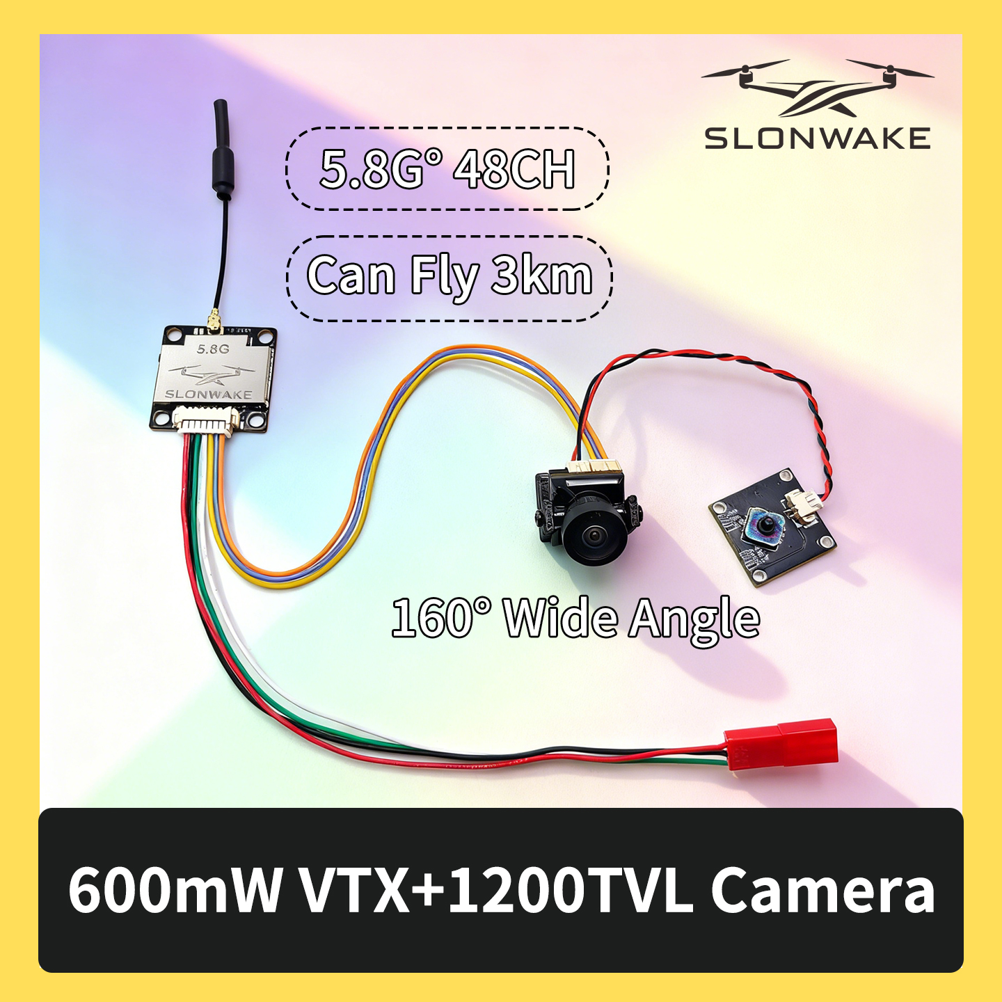 SLONWAKE 5.8G 600mW 7-24V FPV  – Drone Rc Controller recenzja i cena