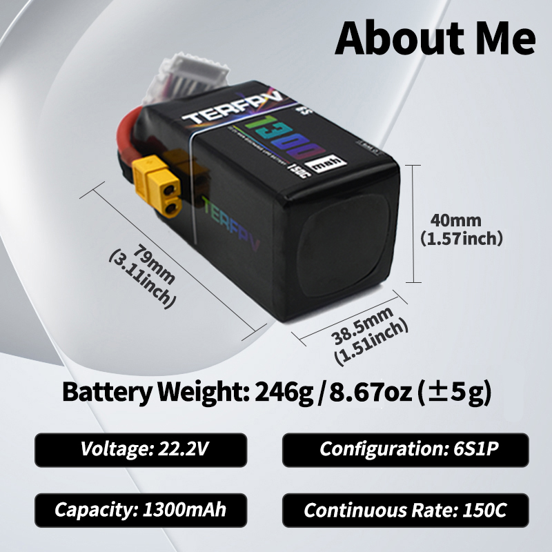 TERFPV Lipo Battery 6S 22.2V 1 – Nano Quad Fpv recenzja i cena