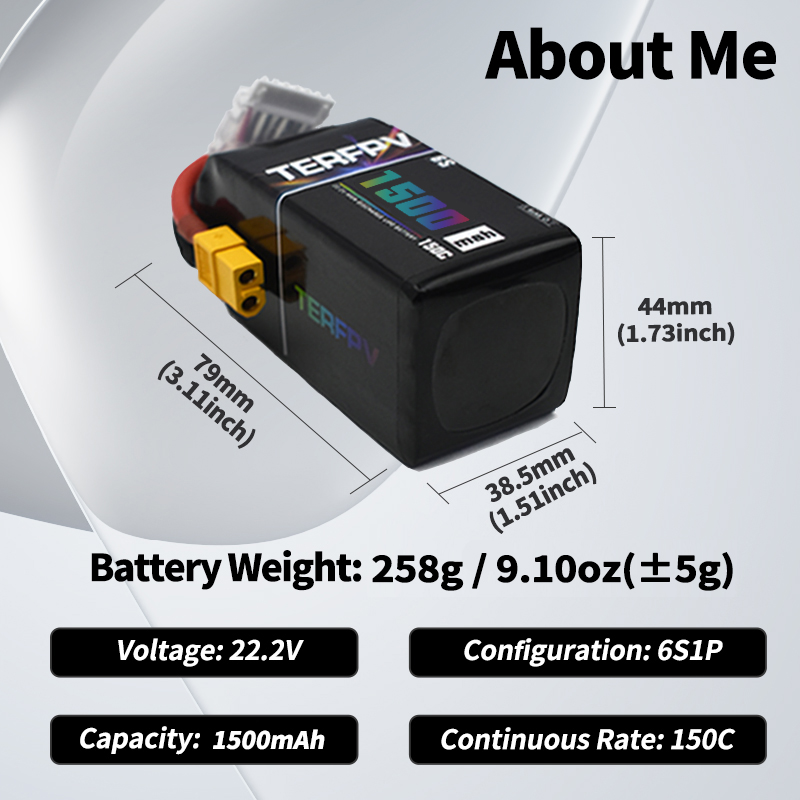 TERFPV Lipo Battery 6S 22.2V 1 – Nano Quad Fpv recenzja i cena