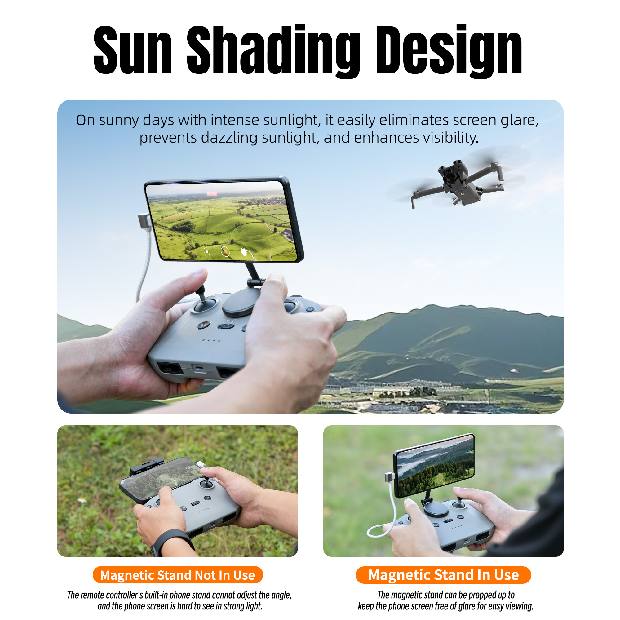 Adjustable Magnetic Phone Stan – Drone Dji Rc N2 recenzja i cena