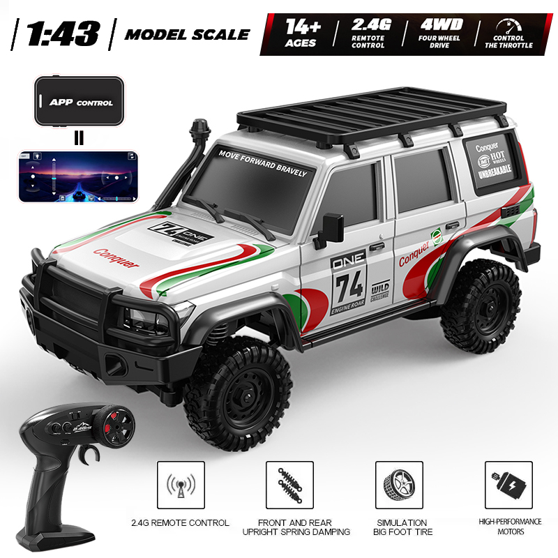 HB 1:43 4WD RC Climbing Car Of – Drone Bike Rc recenzja i cena