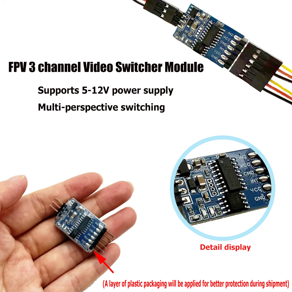 5.8G 3 Channel Video Switcher  – Drone Rc Controller recenzja i cena