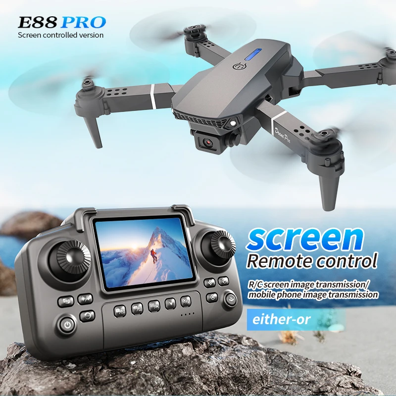 Professional E88 PRO Drone wit – Drone Without Rc recenzja i cena