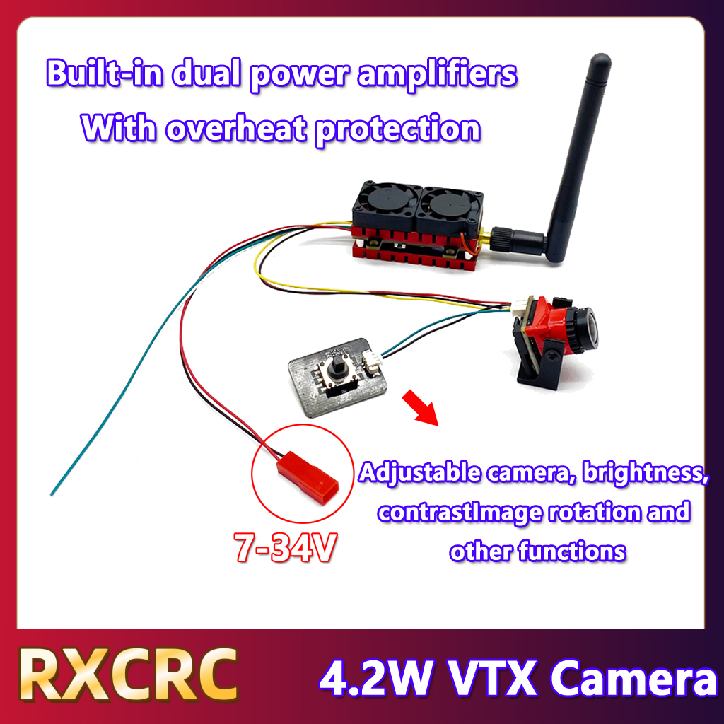RXCRC 5.8G 48CH 4.2W High Powe – Fpv Camera Cmos recenzja i cena