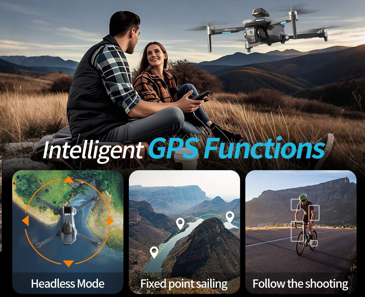 XT606 MAX 3 battery Drone 4k 8 – Drone Ls Rc recenzja i cena