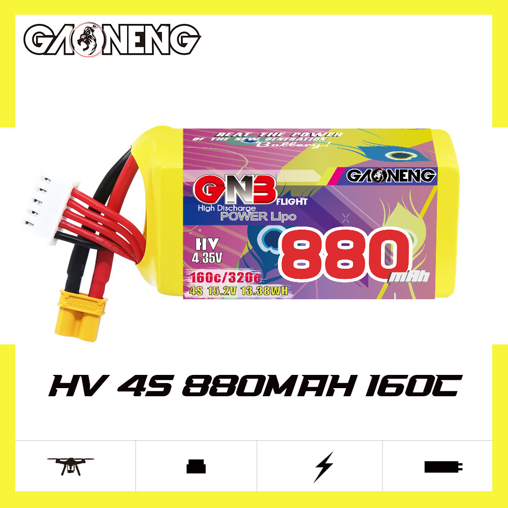GNB 4S 880mAh 15.2V 160C/320C  – Nano Quad Fpv recenzja i cena