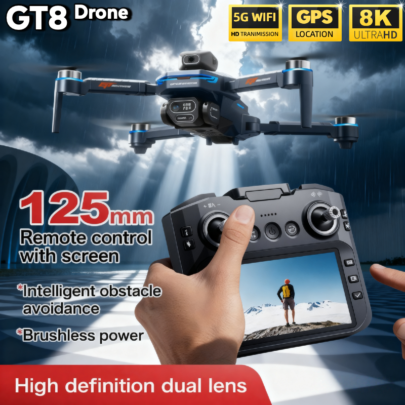 For Genuine GT8 Drone 4K Profe – Drone Ls Rc recenzja i cena