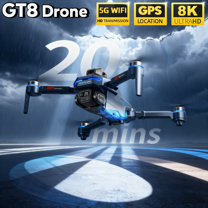 For Genuine GT8 Drone 4K Profe – Drone Ls Rc recenzja i cena