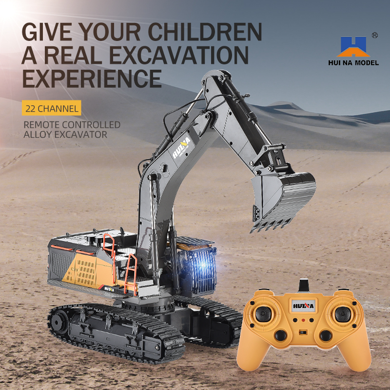 HUINA 1592 Alloy Excavator Tru – Drone Or Rc Car recenzja i cena