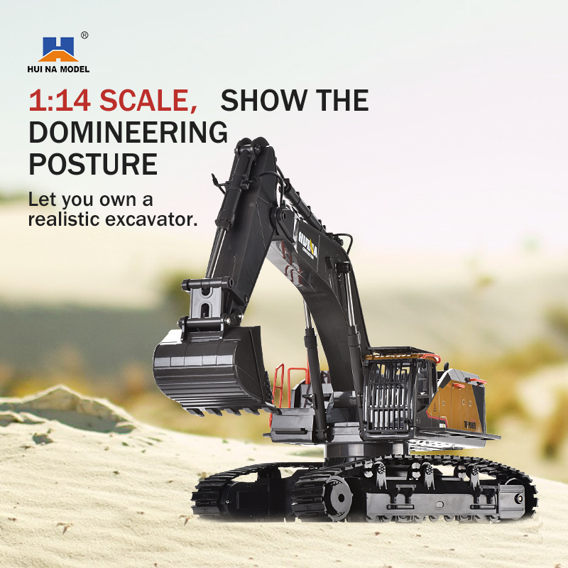 HUINA 1592 Alloy Excavator Tru – Drone Or Rc Car recenzja i cena