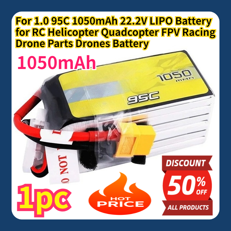 For 1.0 95C 1050mAh 22.2V LIPO – Drone Ls Rc recenzja i cena