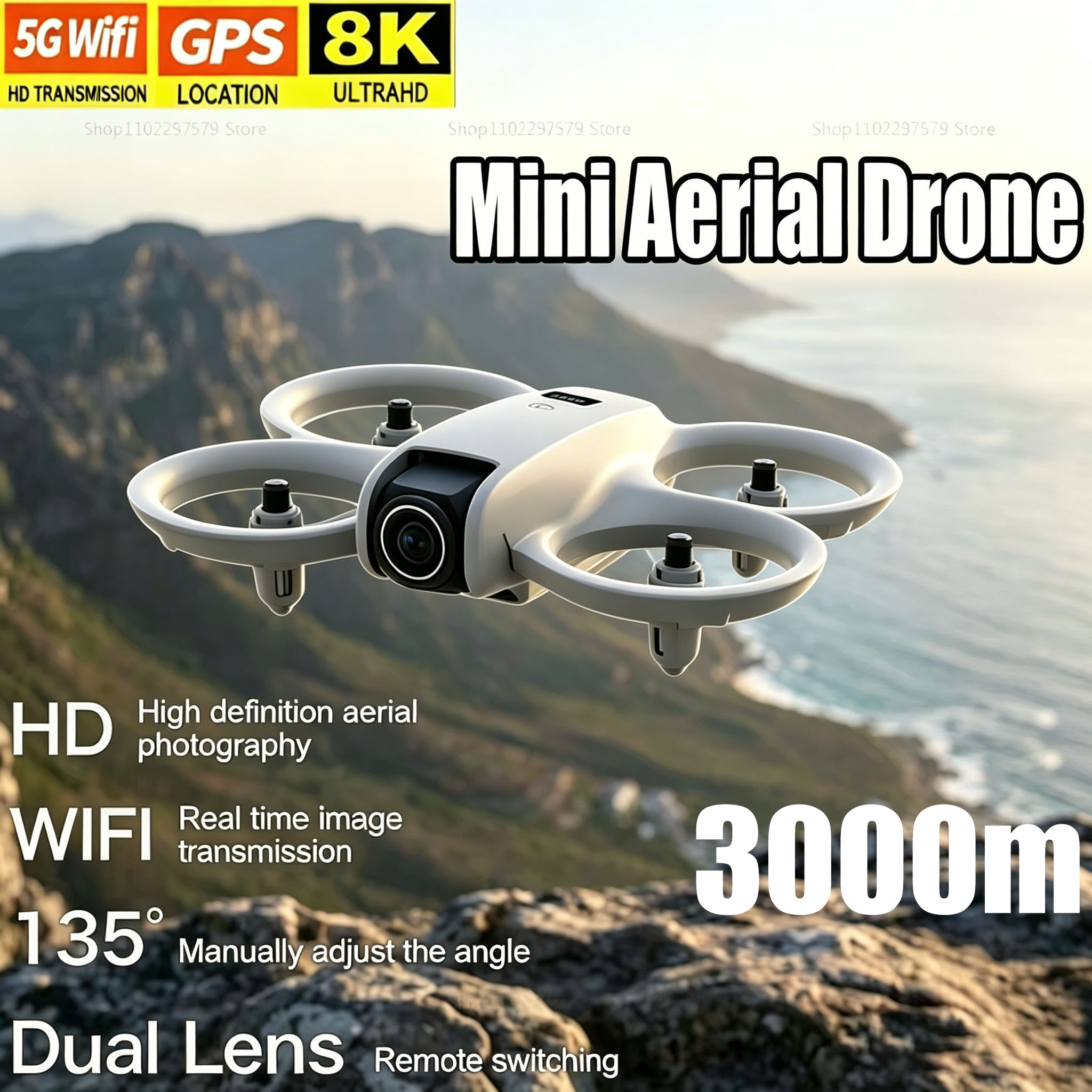 Mini Drone with 8K HD Camera F – Drone Without Rc recenzja i cena