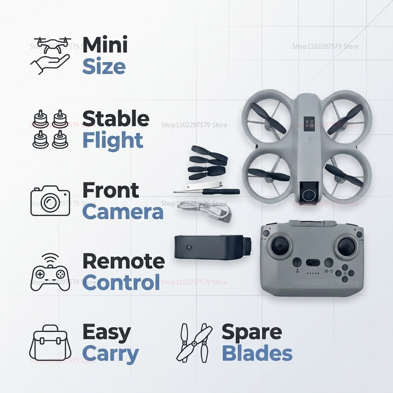 Mini Drone with 8K HD Camera F – Drone Without Rc recenzja i cena