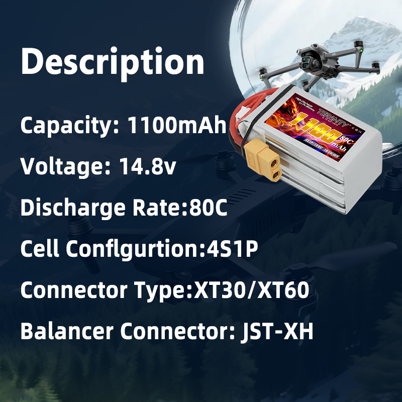 TERANTY 4S 1100mAh 80C/160C Li – Nano Quad Fpv recenzja i cena
