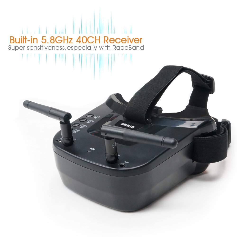 VR009 5.8G FPV Goggles 40CH 3  – Fpv Goggles Headset recenzja i cena