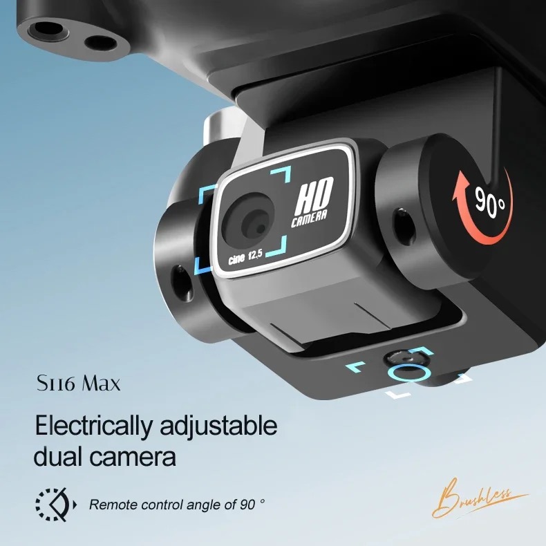 2025 Drone S116 MAX Elf 4K HD  – Drone Rc S116 recenzja i cena