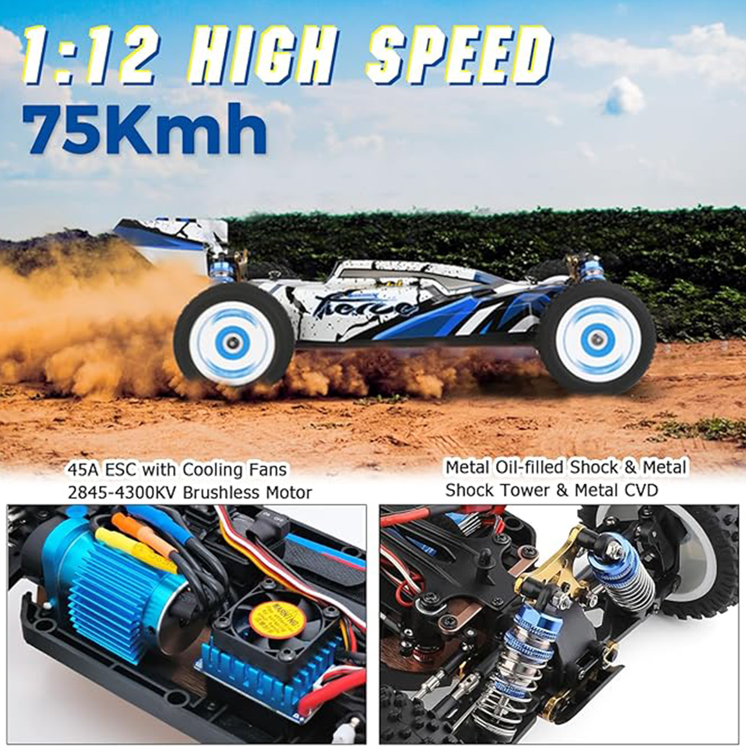 WLtoys 124017(V2) Fast RC Car, – Drone Bike Rc recenzja i cena