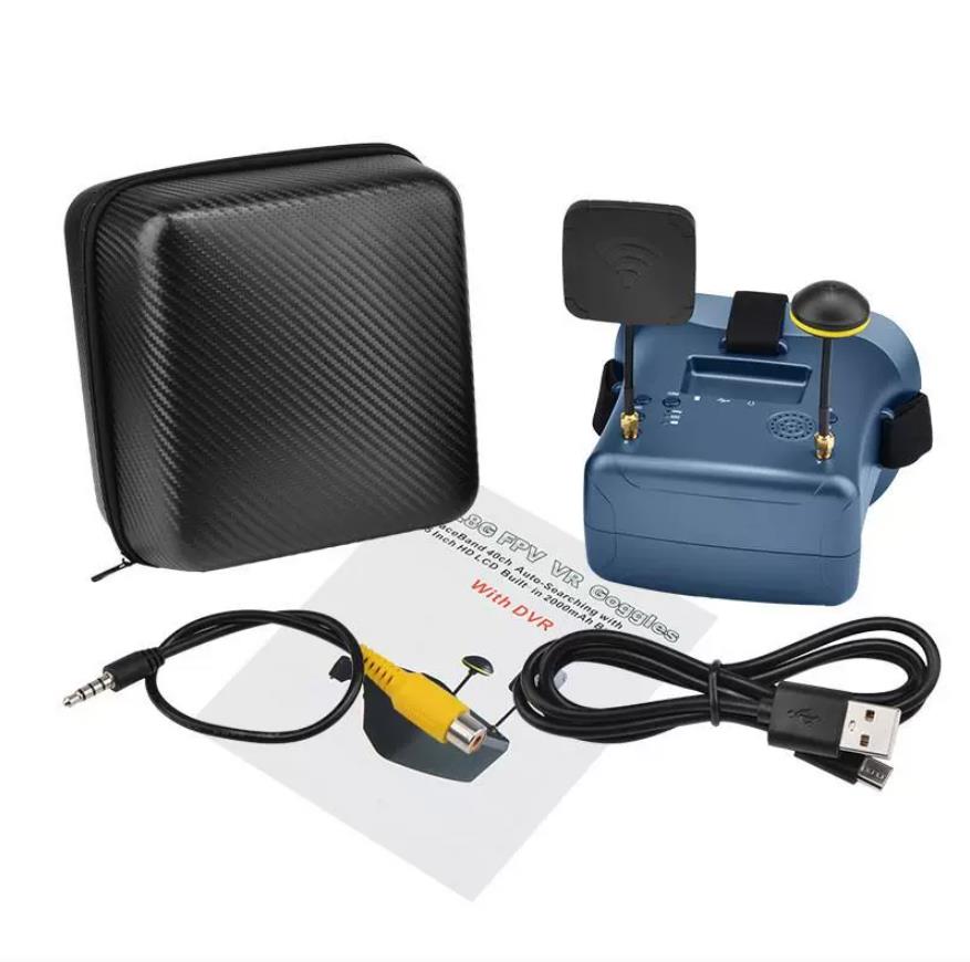 EV800D 5.8G 40CH 5 Inch/4.3Inc – Fpv Goggles Headset recenzja i cena