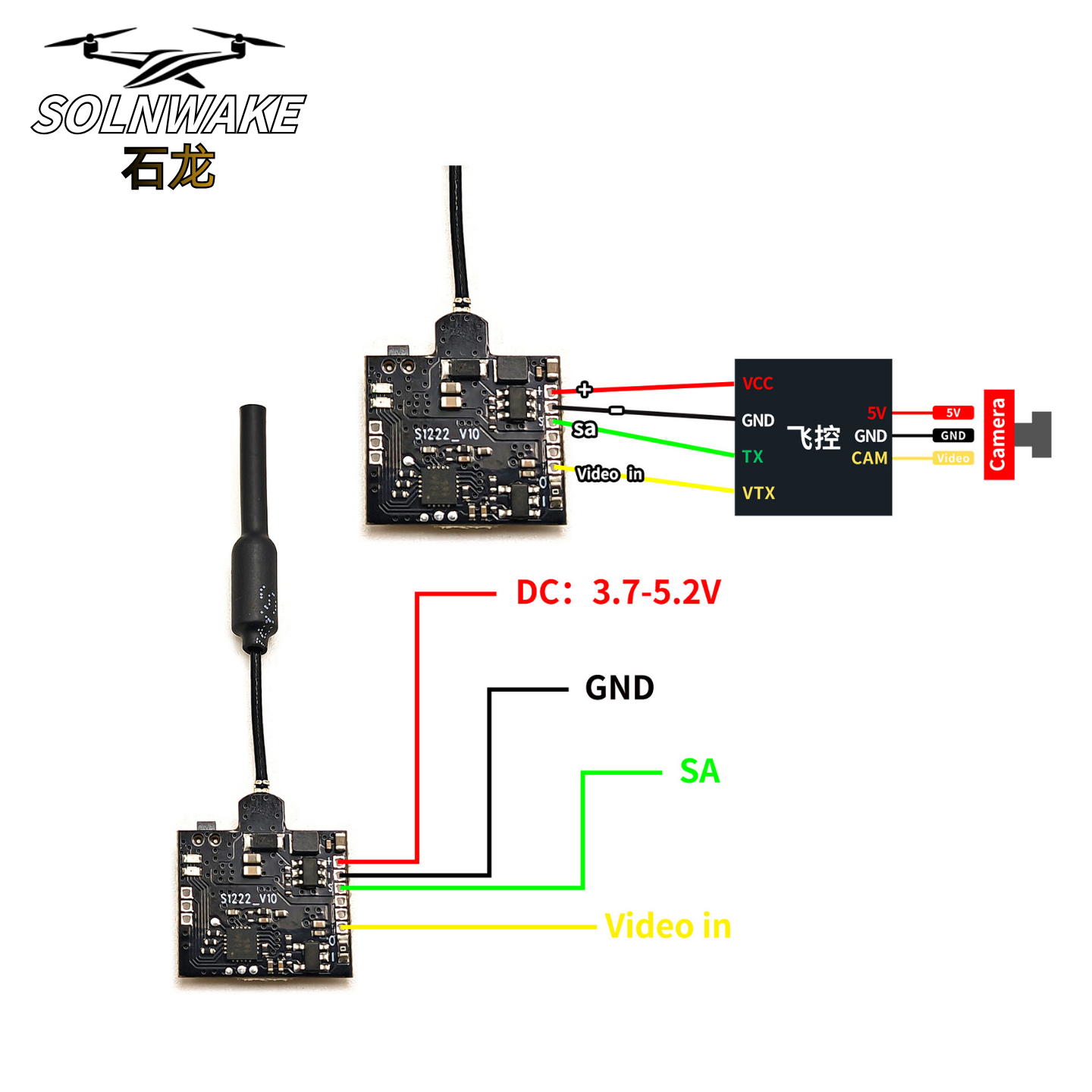 SLONWAKE Nano 5.8G 48CH 200mW  – Plane Drone Rc recenzja i cena