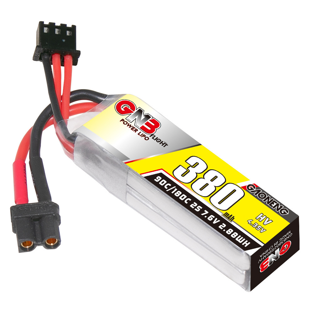 GNB 2S 7.6V 380mAh 90C/180C Li – Nano Quad Fpv recenzja i cena