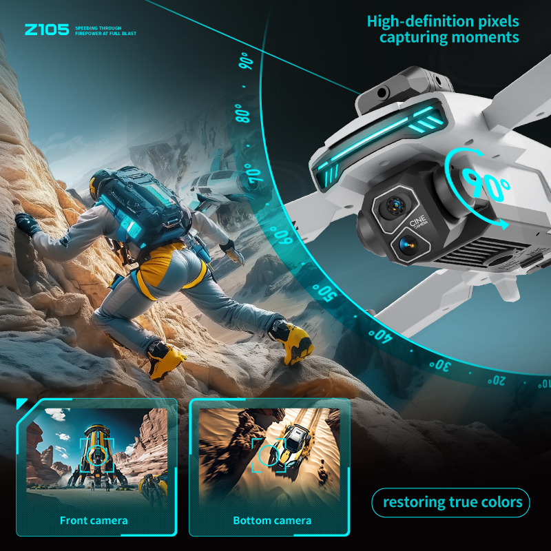 New Z105 RC Drone 8K Professio – Drone Without Rc recenzja i cena