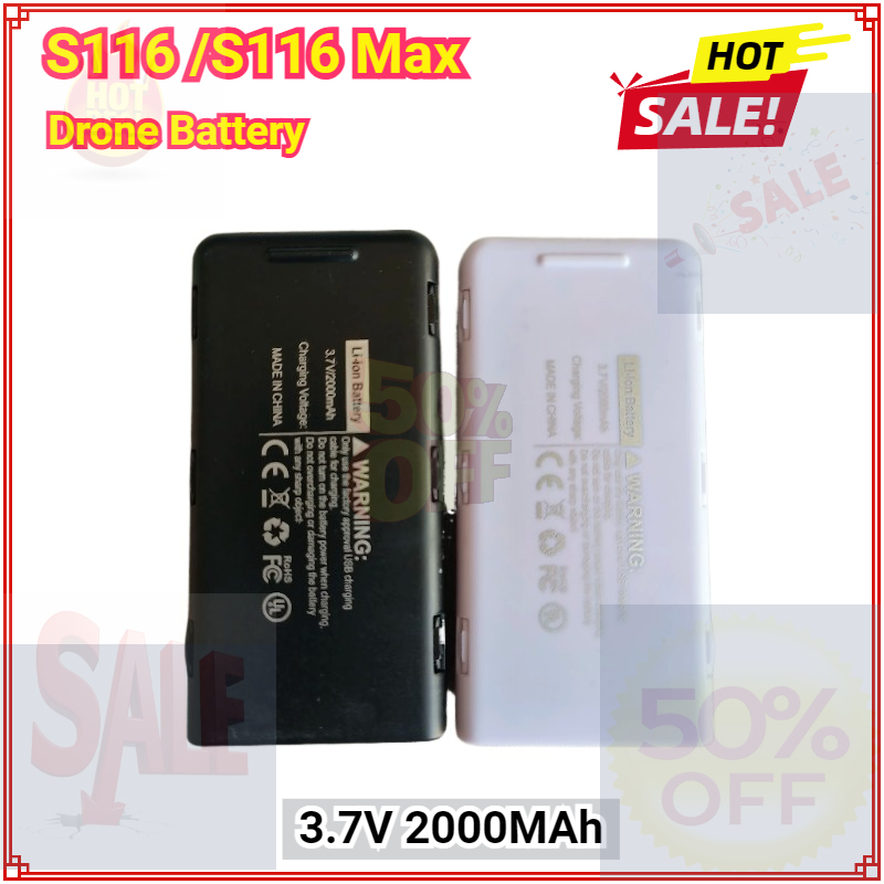 3.7V 2000MAh Battery for S116  – Drone Rc S116 recenzja i cena