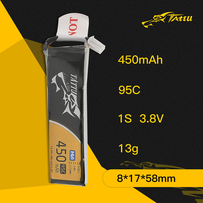 3Pcs NEW TATTU 450/500/550mAh  – Nano Quad Fpv recenzja i cena