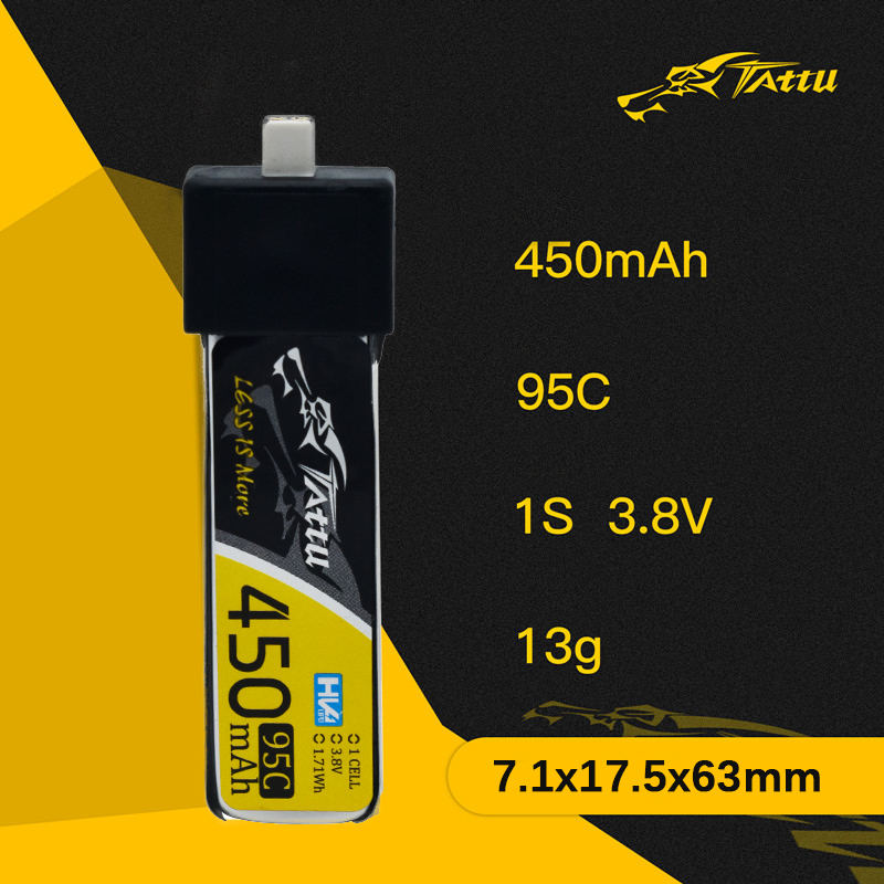 3Pcs NEW TATTU 450/500/550mAh  – Nano Quad Fpv recenzja i cena