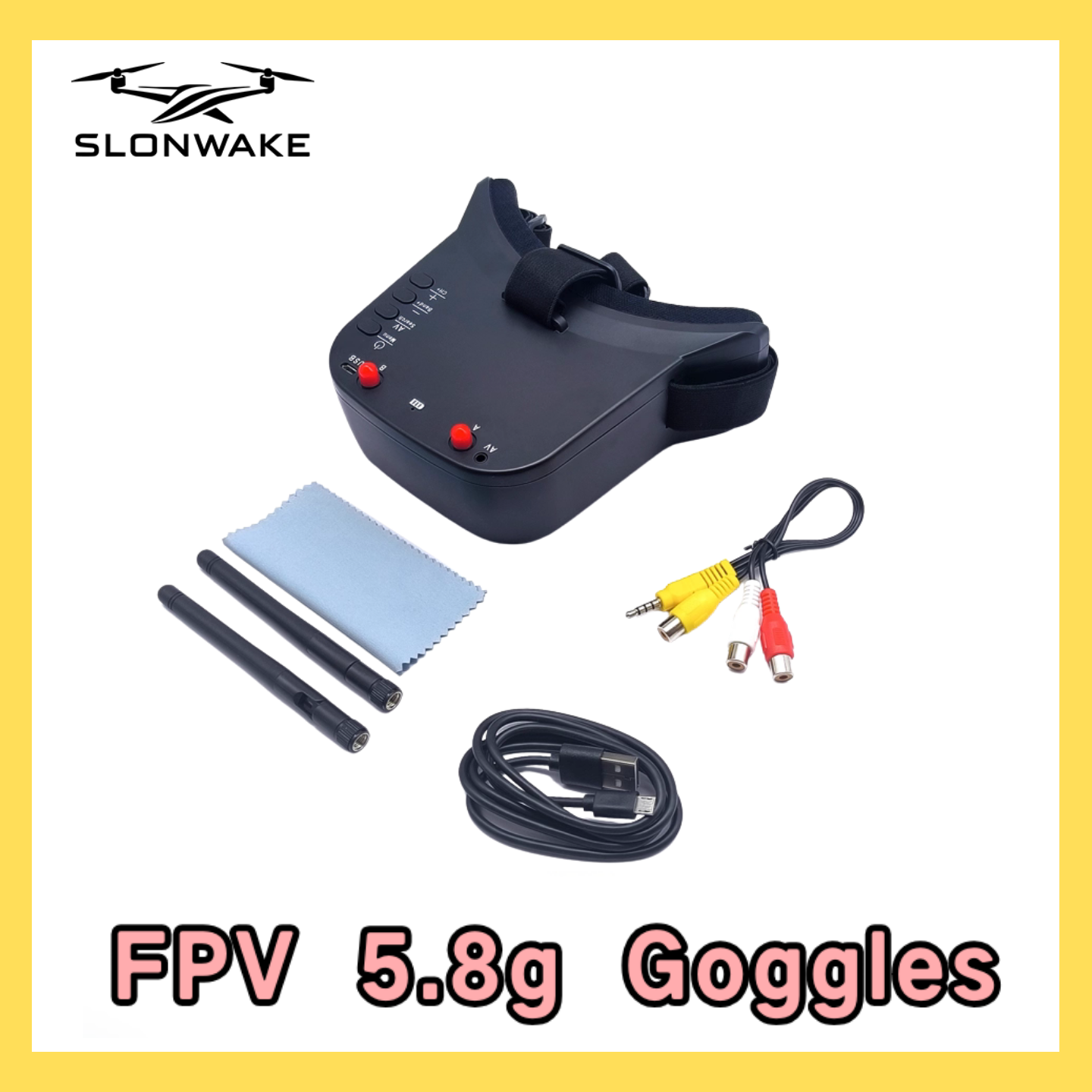 SLONWAKE 5.8G 48CH FPV 400mw V – Drone Rc Controller recenzja i cena