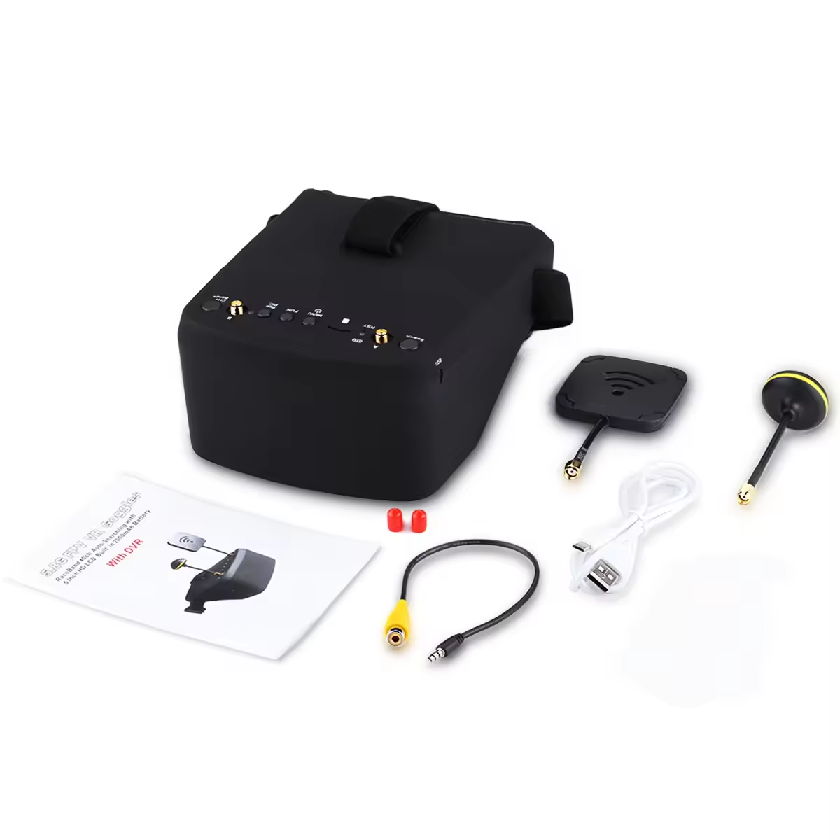 5.8G 40CH FPV Goggles 5 Inch 8 – Fpv Goggles Headset recenzja i cena