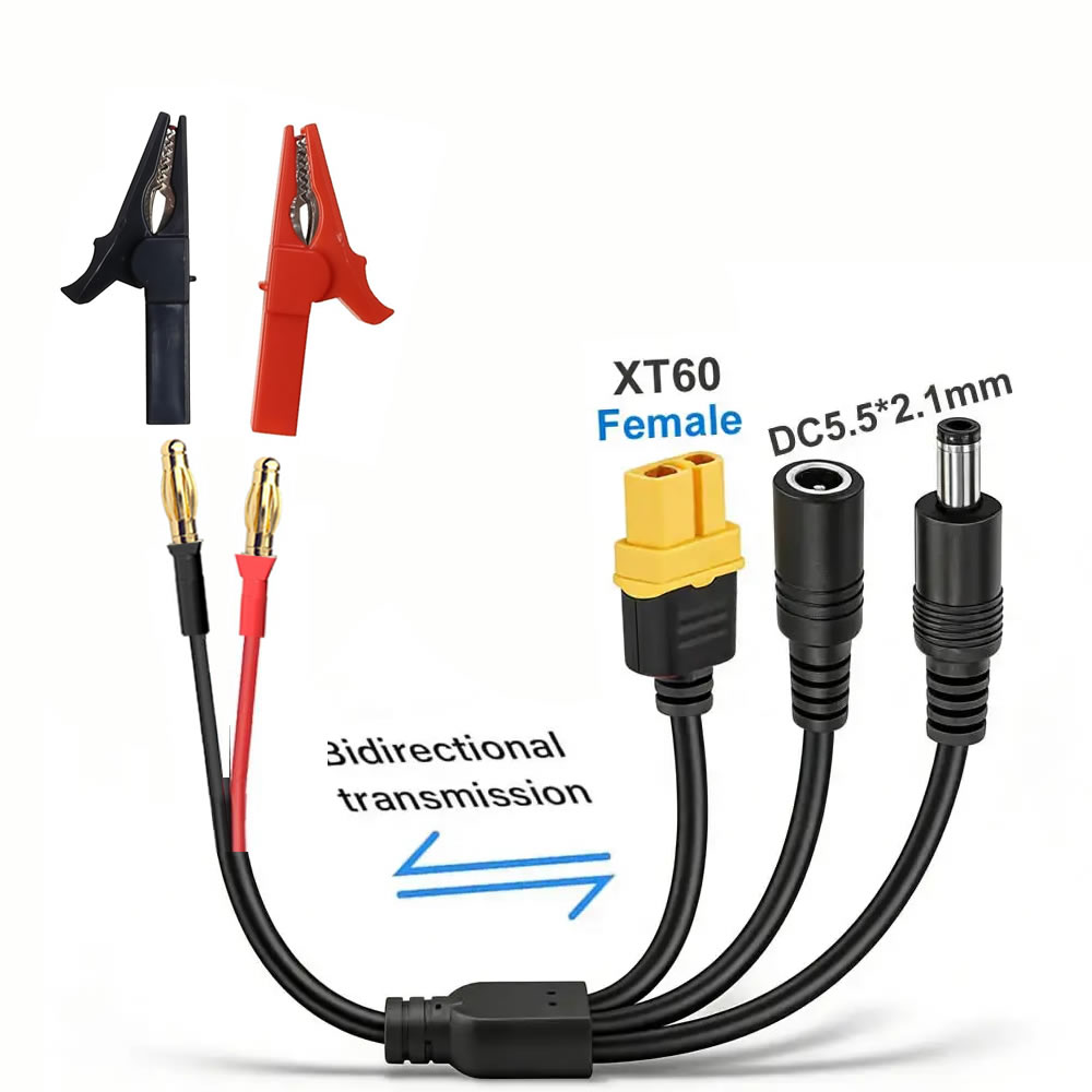 5-in-1 XT60 to 4mm Banana Plug – Drone Smart Rc recenzja i cena