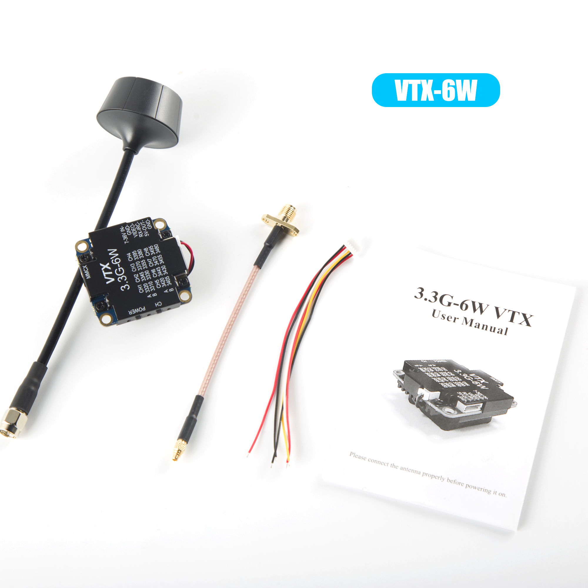 FPV Video Transmitter 3.3G 6W  – Drone Rc Controller recenzja i cena