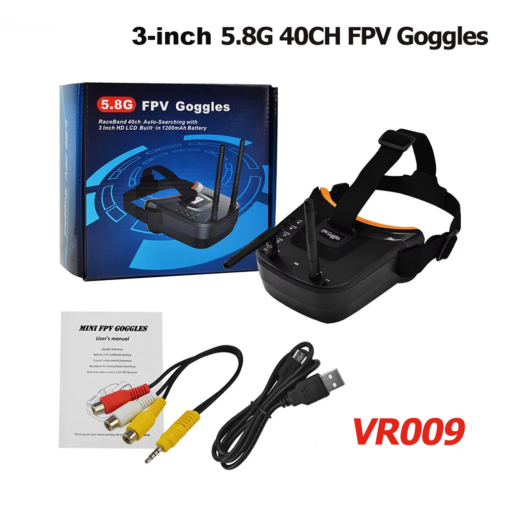 VR009 FPV Video Goggles 3Inch  – Nano Quad Fpv recenzja i cena