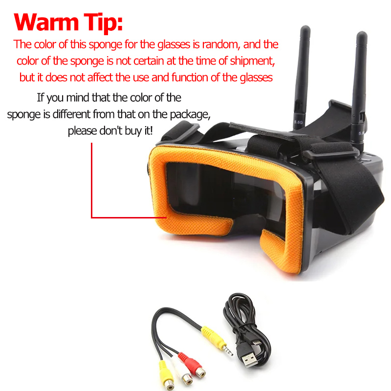 VR009 FPV Video Goggles 3Inch  – Nano Quad Fpv recenzja i cena