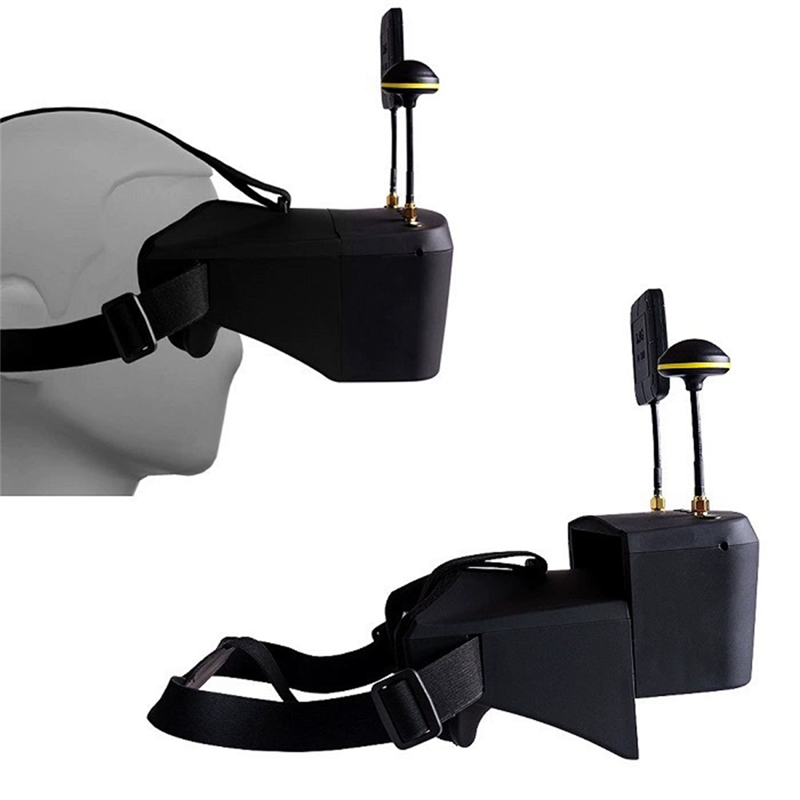 【B74A】EV800D 5.8G 40CH 5 Inch  – Fpv Goggles Headset recenzja i cena