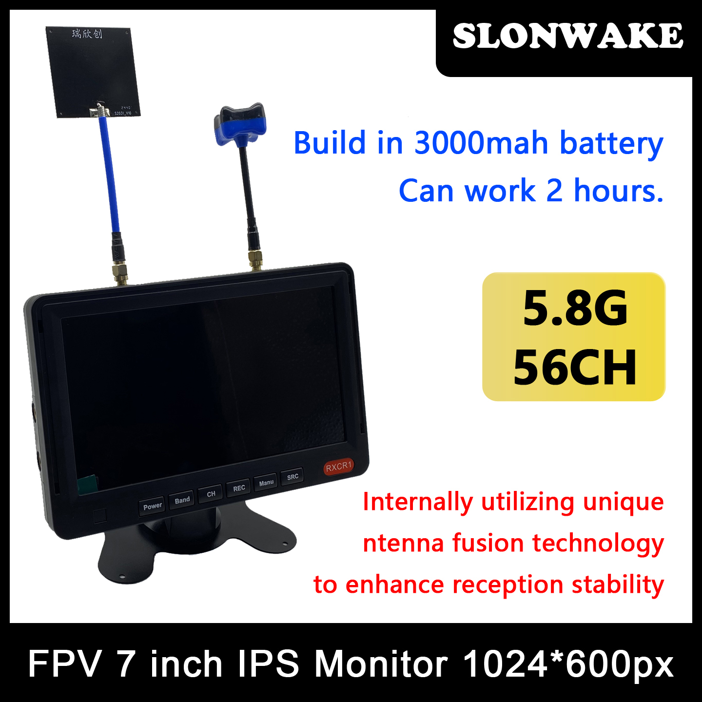 5.8G 48CH 7 Inch FPV Monitor 1 – Fpv Camera Cmos recenzja i cena